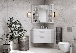 Акватон Мебель для ванной Кантара 110 дуб полярный – фотография-2